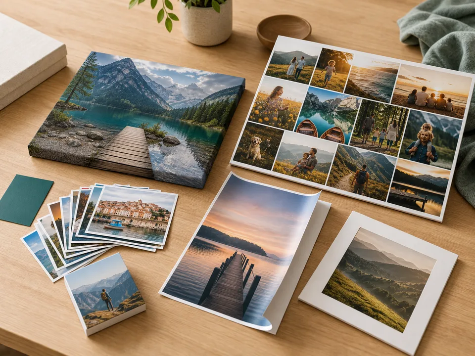 Výber fotografií, fotoplátna, koláže a plagátu